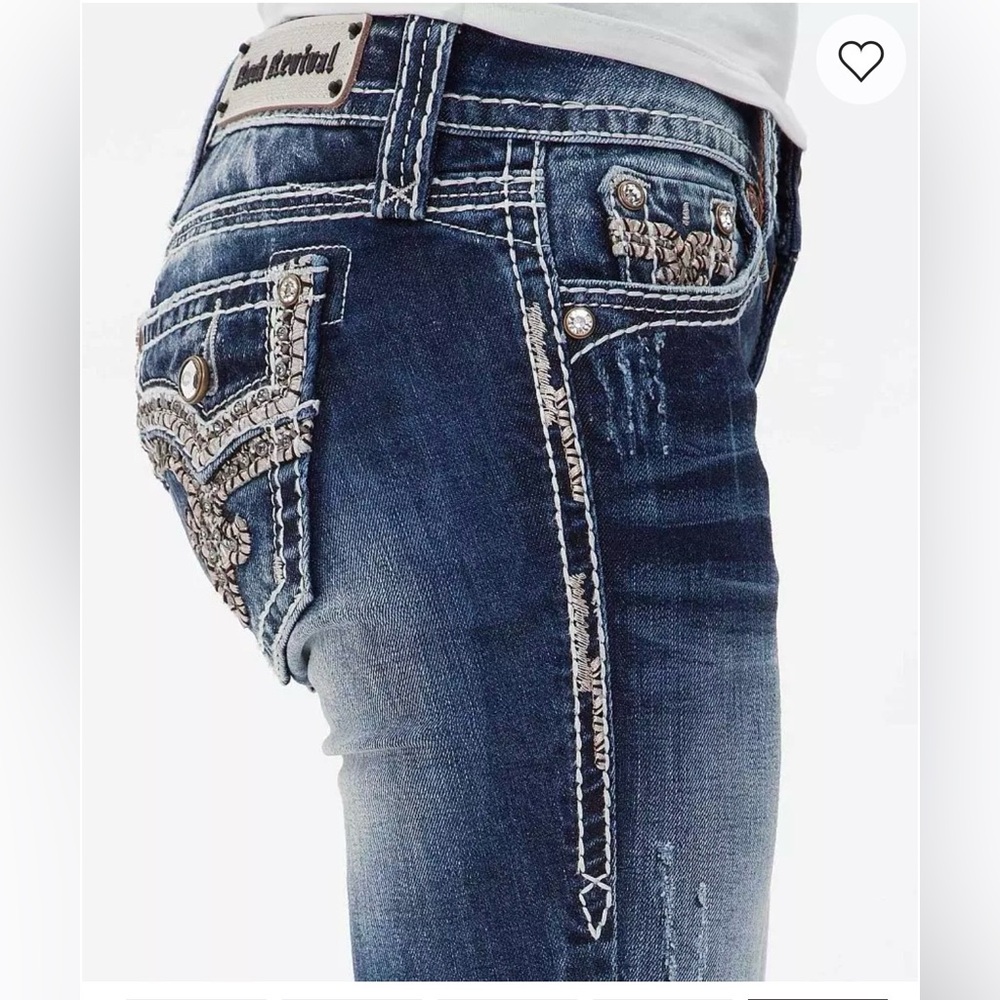 Rock Revival Betty boot Women's Dark Blue Boot Cut Jeans - Picture 5 of 16